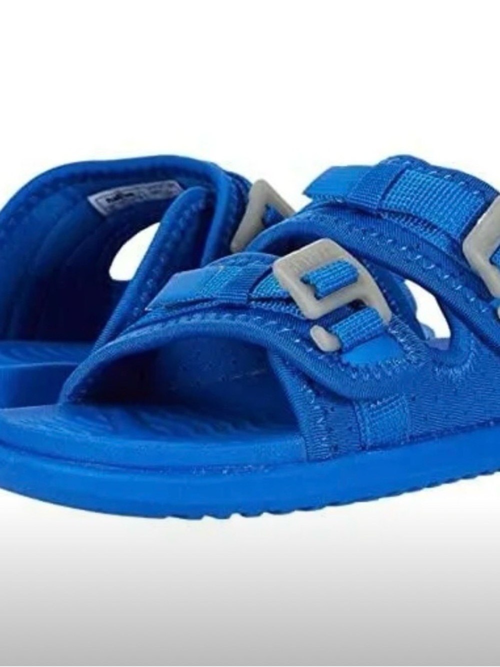 Native Kids Blue Adjustable Slide Sandals